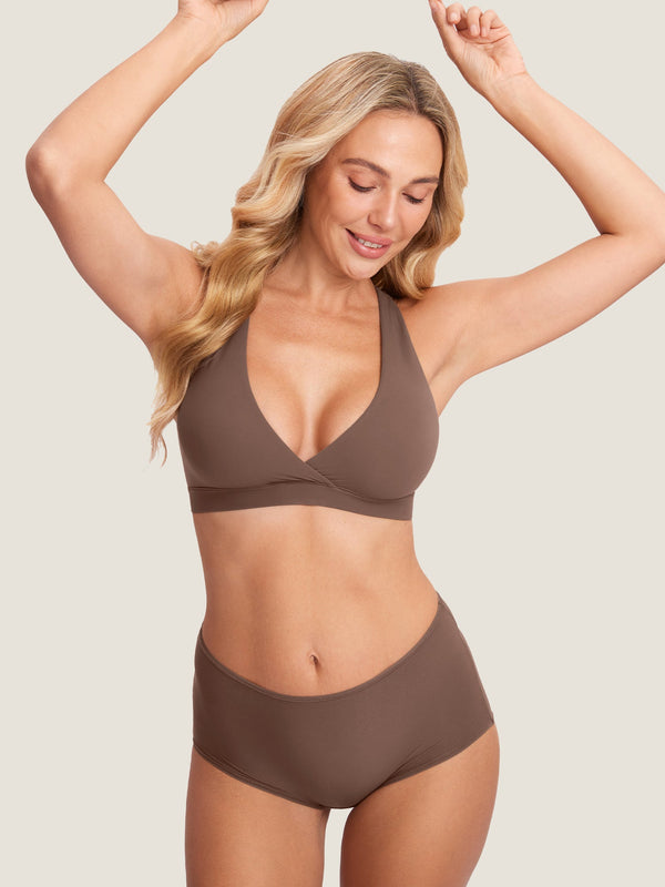 Crossover Racerback Nursing Bra