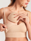 Ribbed V Neck Nursing Bralette