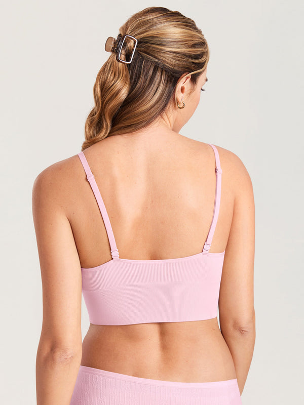 Ribbed V Neck Nursing Bralette