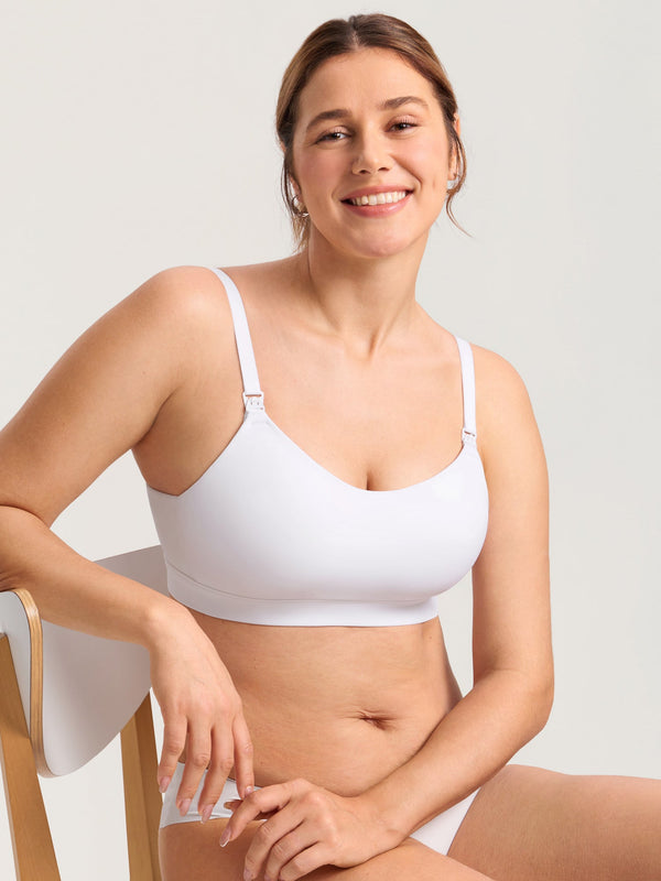 Plus Seamless Molded Nursing Bra