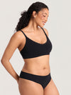 Cotton Lace Trim Nursing Bralette