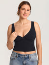 Natrelax® Crossover Nursing Crop Tank Top