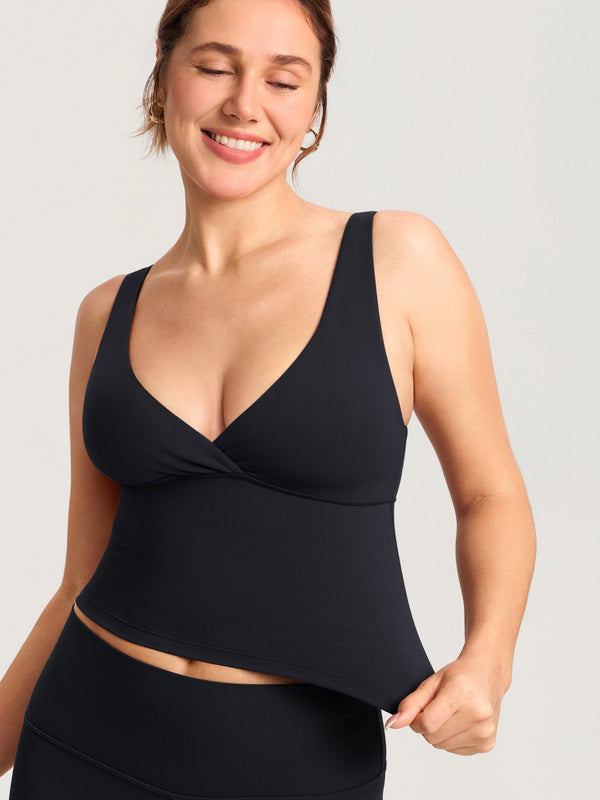 Natrelax® Crossover Nursing Crop Tank Top