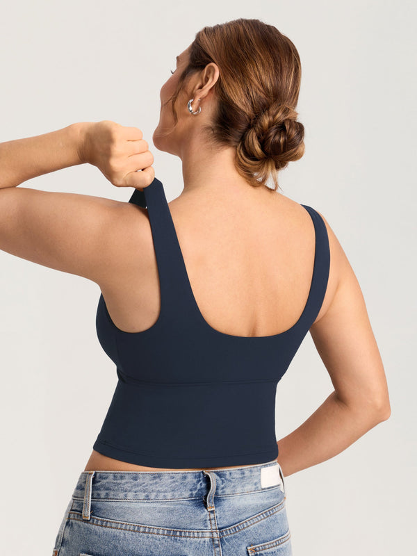 Natrelax® Crossover Nursing Crop Tank Top