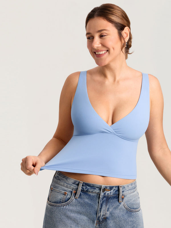 Natrelax® Crossover Nursing Crop Tank Top