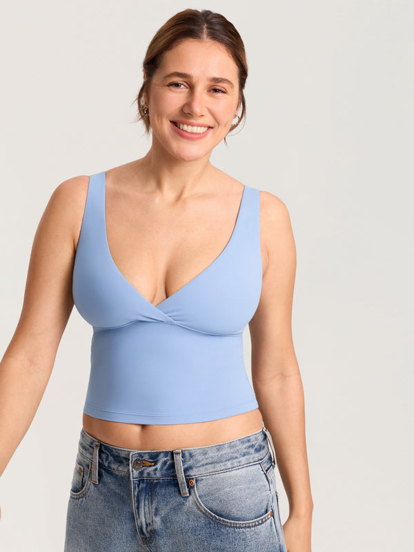 Natrelax® Crossover Nursing Crop Tank Top