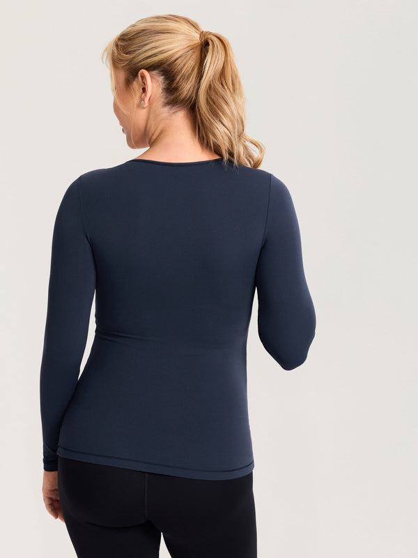 AirSoft Crossover Maternity & Nursing Top - Long Sleeves