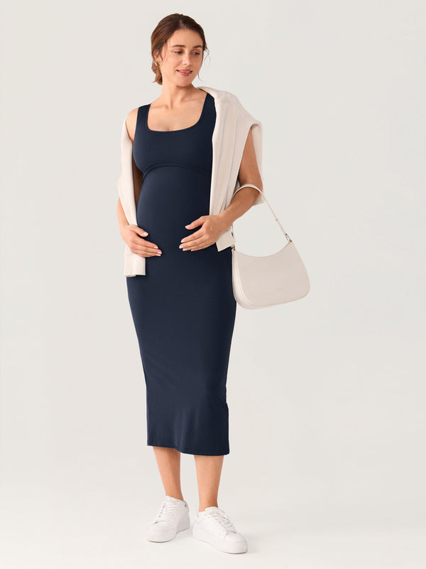 Natrelax® Hidden Crossover Babycon Maxi Dress