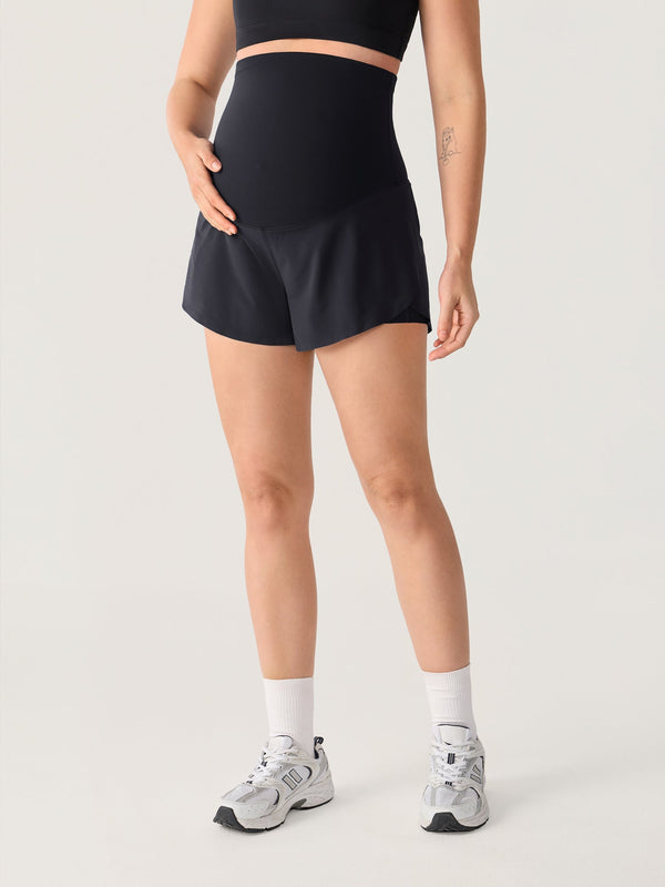 Maternity Dolphin Shorts with Inner Pockets