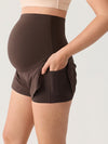 Maternity Dolphin Shorts with Inner Pockets