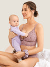 Lace Plunge Nursing Bralette
