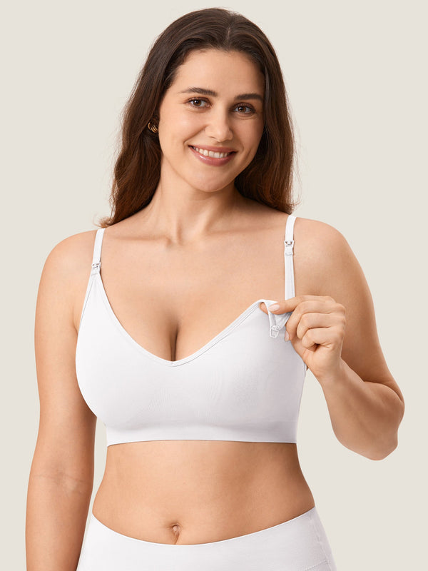 Seamless Soft Knit Nursing Bra