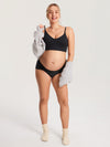 Ribbed V Neck Nursing Bralette