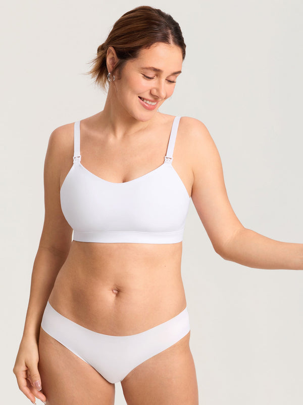Plus Seamless Molded Nursing Bra