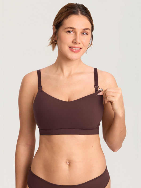 Plus Seamless Molded Nursing Bra