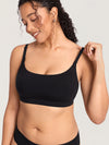 Cotton Scoop Neck Nursing Bralette