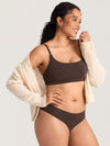 Cotton Scoop Neck Nursing Bralette