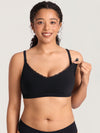 Cotton Lace Trim Nursing Bralette