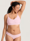 Cotton Lace Trim Nursing Bralette