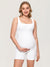 Square Neck Maternity Romper