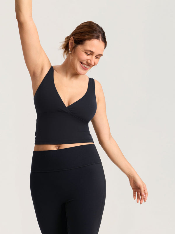 Natrelax® Crossover Nursing Crop Tank Top