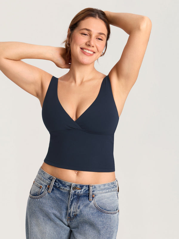Natrelax® Crossover Nursing Crop Tank Top