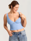 Natrelax® Crossover Nursing Crop Tank Top