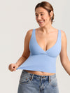 Natrelax® Crossover Nursing Crop Tank Top