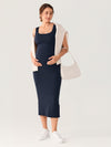 Natrelax® Hidden Crossover Babycon Maxi Dress