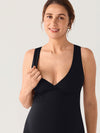 Crossover Maternity & Nursing Mini Dress