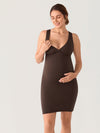 Crossover Maternity & Nursing Mini Dress
