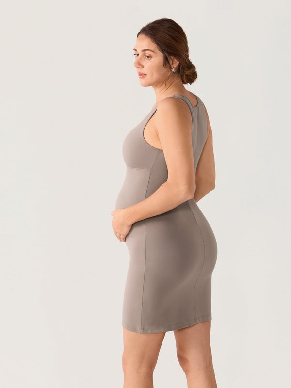 Crossover Maternity & Nursing Mini Dress