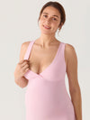 Crossover Maternity & Nursing Mini Dress