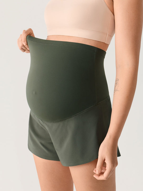 Maternity Dolphin Shorts with Inner Pockets