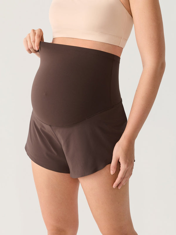 Maternity Dolphin Shorts with Inner Pockets