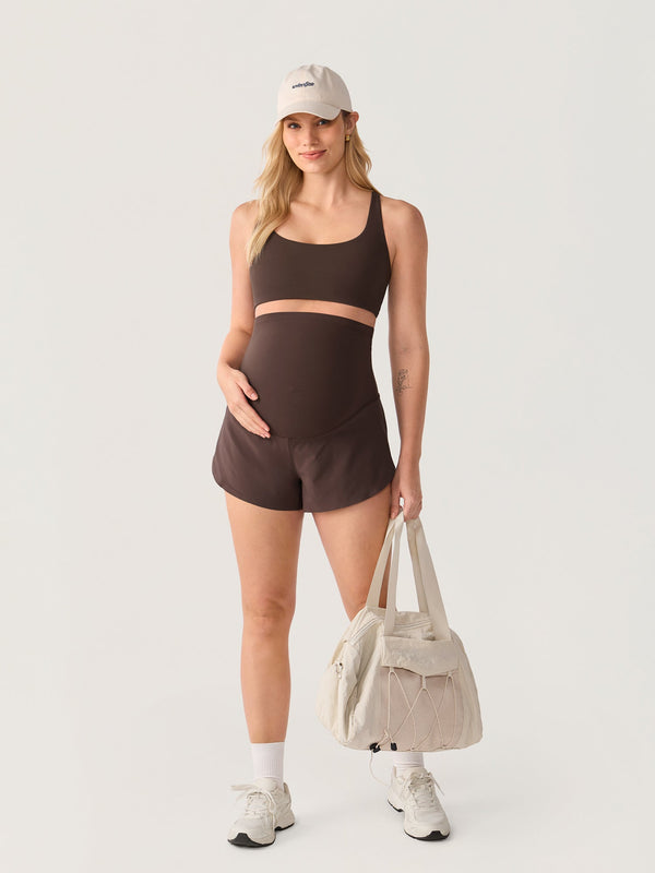 Maternity Dolphin Shorts with Inner Pockets