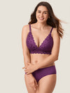 Lace Plunge Nursing Bralette