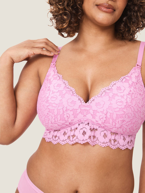 More Support Lace Nursing Bralette
